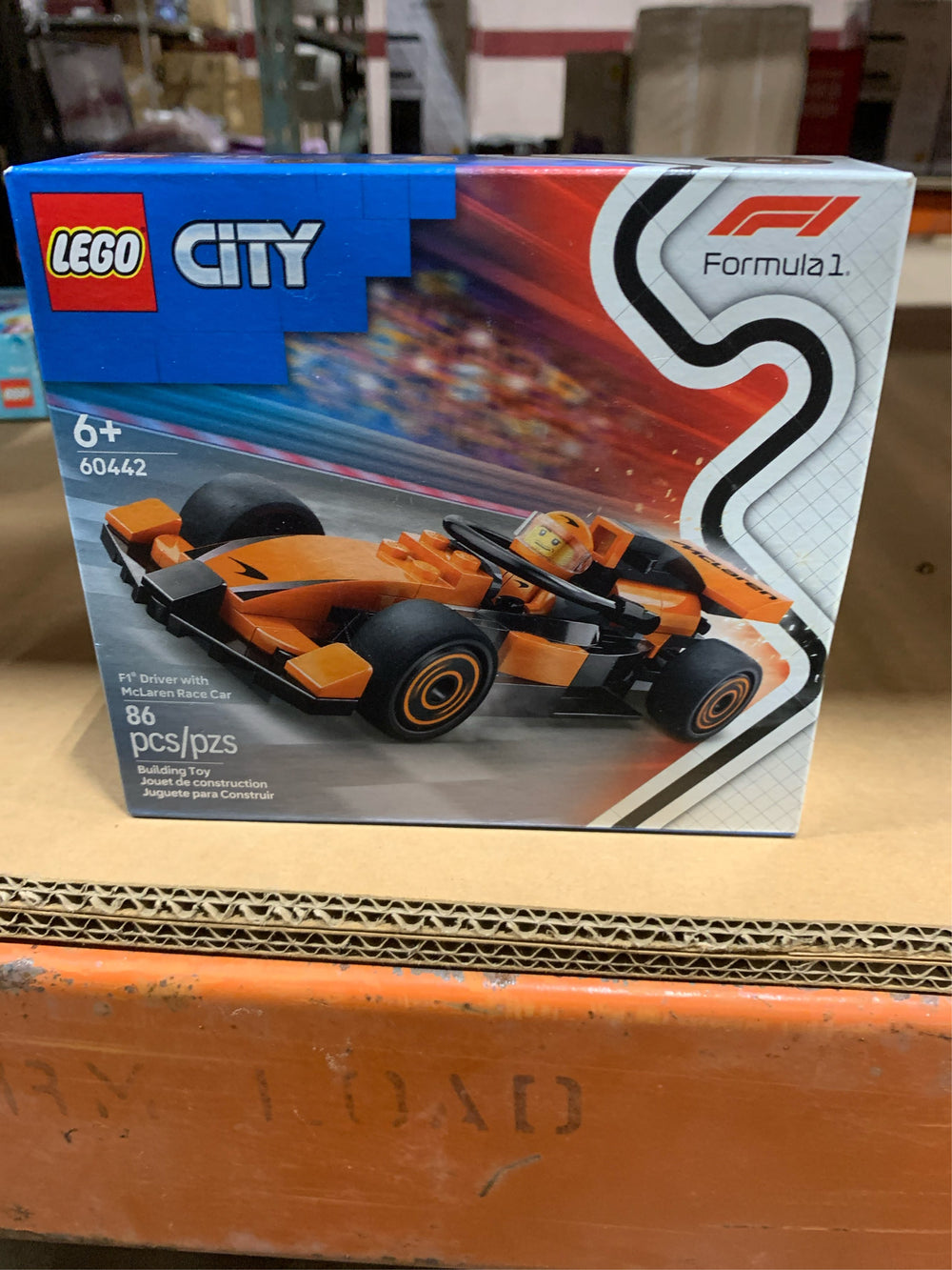 LEGO City F1 Driver with McLaren Race Car Building Toy Multi - B6 - 1115 -K11-1678