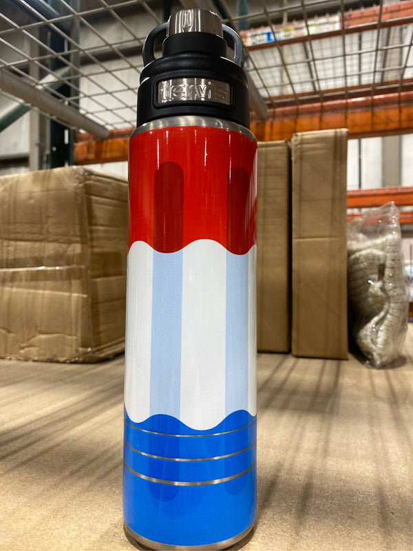 Tervis Rocket Pop Triple Walled Insulated Travel Tumbler, Stainless Steel - 24oz Wide Mouth Bottle - L14 - 701