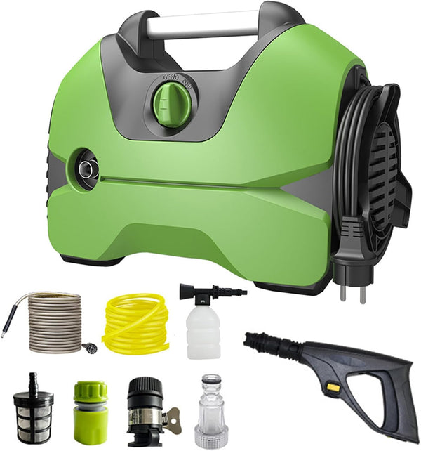 Electric Pressure Washer 2176 PSI 3000W High Pressure Power Washer with 23 ft Hose, Foam Kettle, 3 Function Sprayer for Cars, Driveways, Fences, Patios -K11-0580