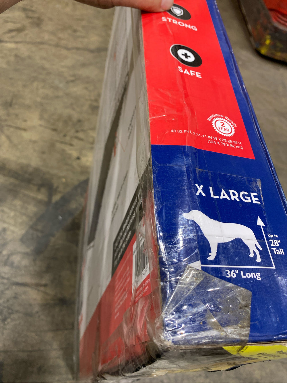 Kong ultra strong two door crate 48"x31"x32" - H6 - 49