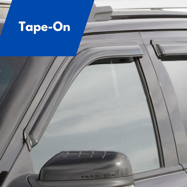 IG Window Visors Fit for 2005-2012 Nissan Pathfinder, Out-Channel Rain Guards Vent Wind Deflectors 4PC, Car Accessories for 05-12 Pathfinder 1831