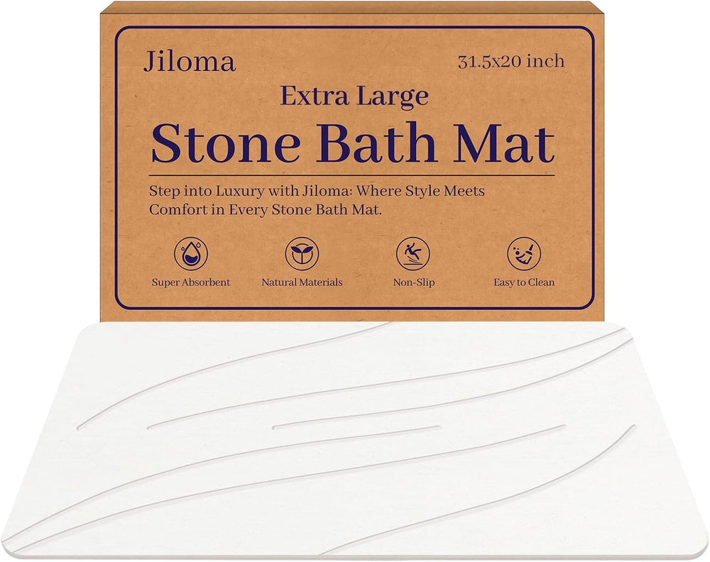 Stone Diatomaceous Earth Quick‑Dry Bath Mat — G31