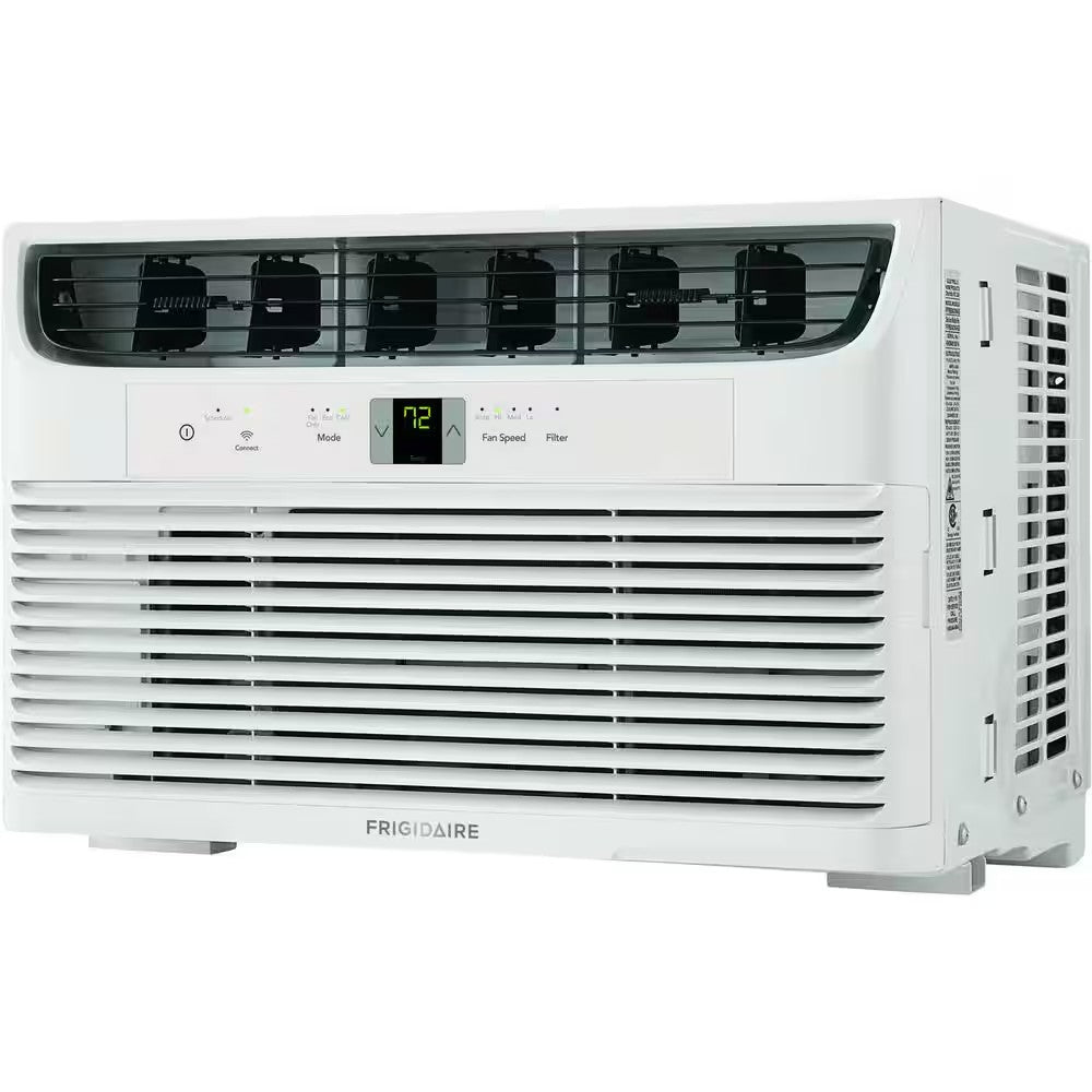 8,000 BTU (DOE) 115-Volt Window Air Conditioner Cools 350 sq. ft. with Remote in White - K68