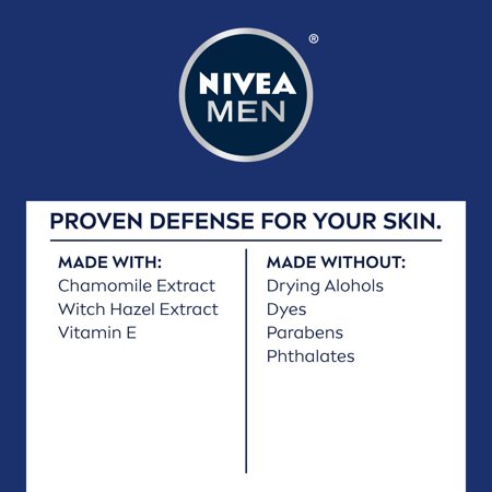 (Pack of 3) NIVEA MEN Sensitive Shave Gel with Chamomile Extract, Vitamin E and Provitamin B5, 7 oz - F6 - 901