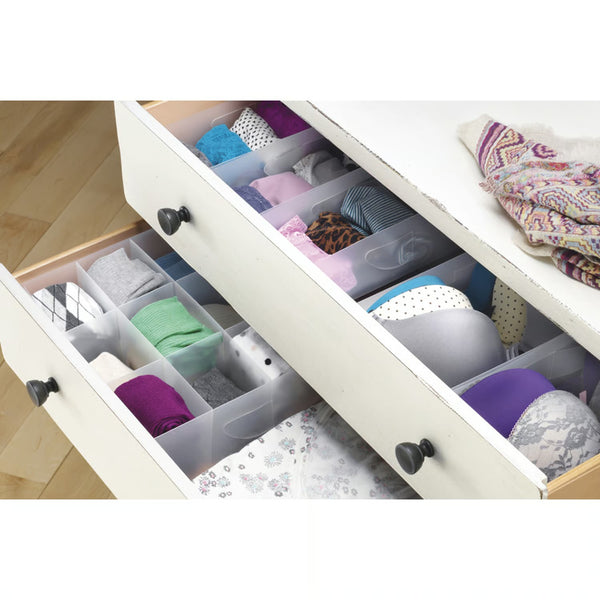 Whitmor Plastic Drawer Organizer Set -J6-0487