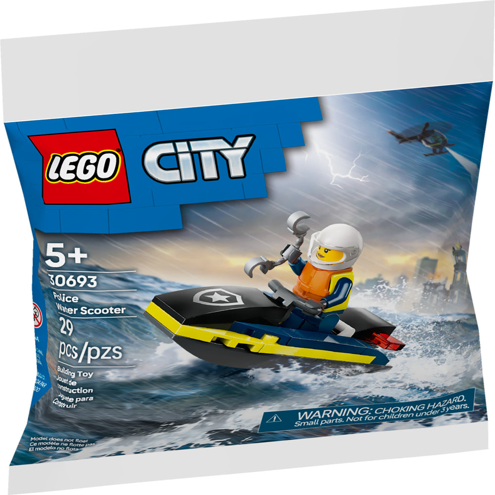 LEGO City Police Water Scooter Building Toy - Includes Police Office Minifigure - G6 - 762 -C7-1158