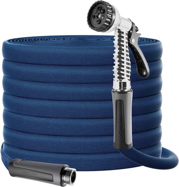 Gotron 50ft Lightweight Garden Hose w/ Nozzle — F138