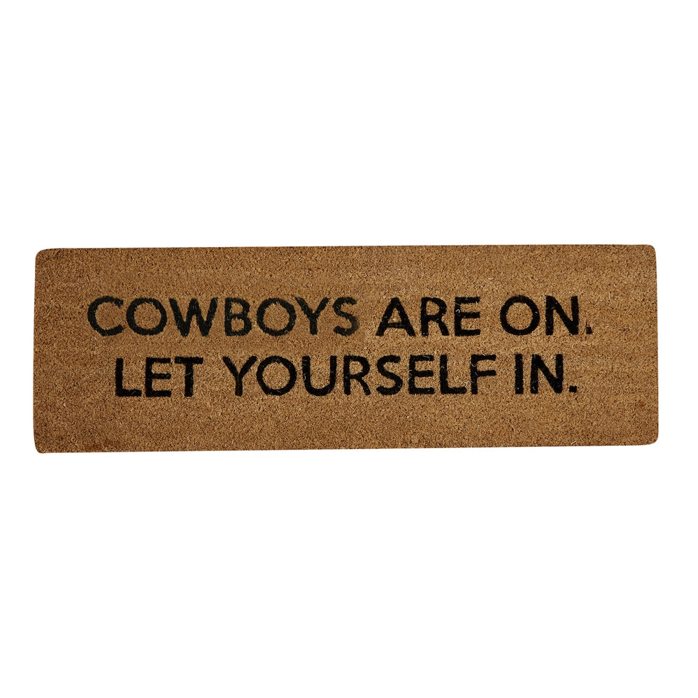 Christian Brands AMR291 Cowboys Are on Door Mat - L9 - 488