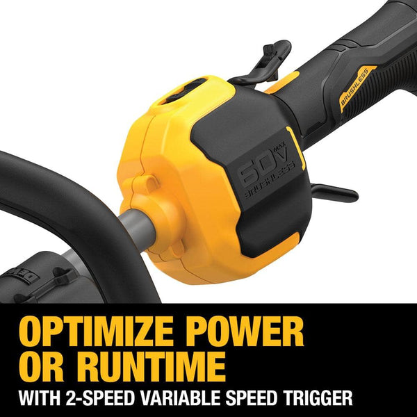 60V MAX Brushless Cordless Battery Powered Attachment Capable String Trimmer (Tool Only) 1815