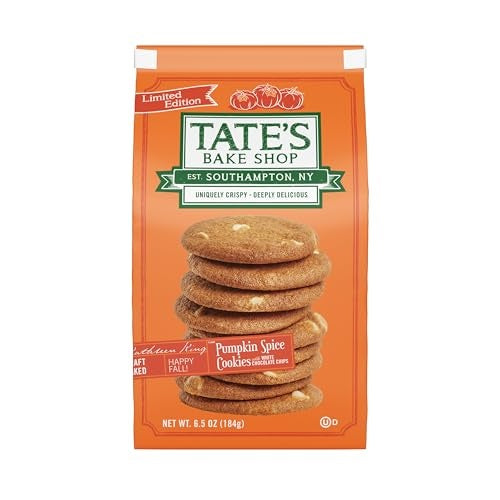 Tate's Bake Shop, Pumpkin Spice Cookies, 6.5 Oz QTY 7 - CB9