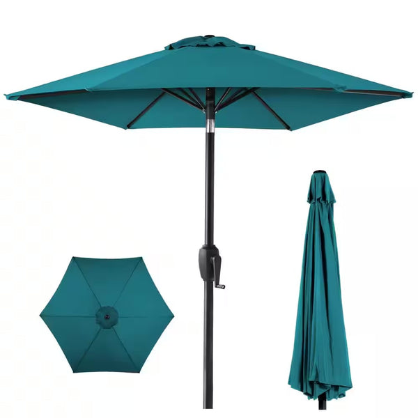 Cerulean 7.5ft Patio Market Umbrella w/ Tilt — F128