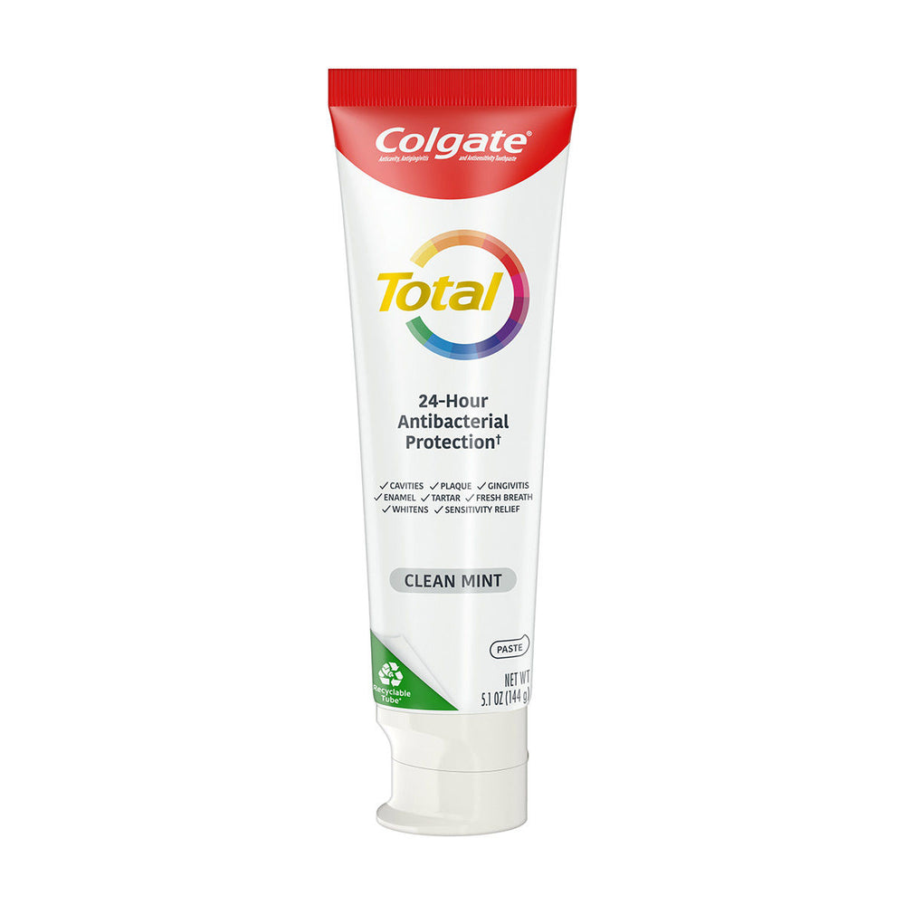 Colgate Total Active Prevention Clean Mint Toothpaste, 5.1 oz, 2 pk - F3 - 821