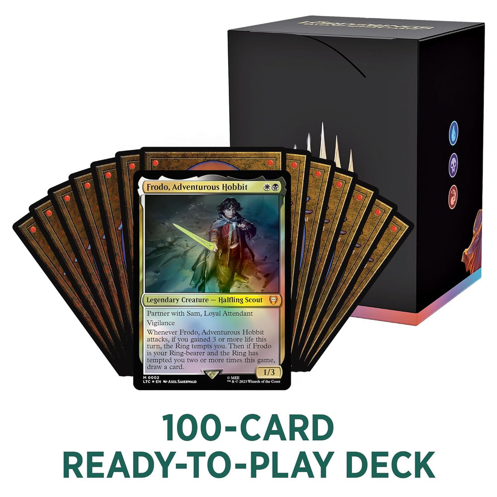 Magic The Gathering The Lord of The Rings: Tales of Middle-Earth Commander Deck 2 + Collector Booster Sample Pack 1345