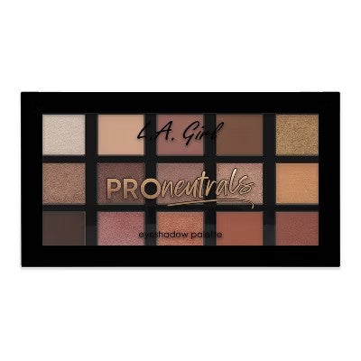 L.A. Girl Pro Eyeshadow Palette - Neutrals - 1oz - F6 - 910