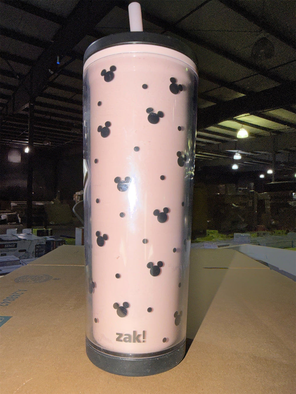 Zak! - 25 oz Tumbler - Pink with Mickey Mouse 1031