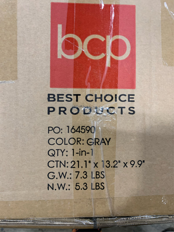 Best Choice Products Set of 4 12in Woven Water Hyacinth Pantry Baskets w/ Chalkboard Label, Chalk Marker - Gray -E4-1963