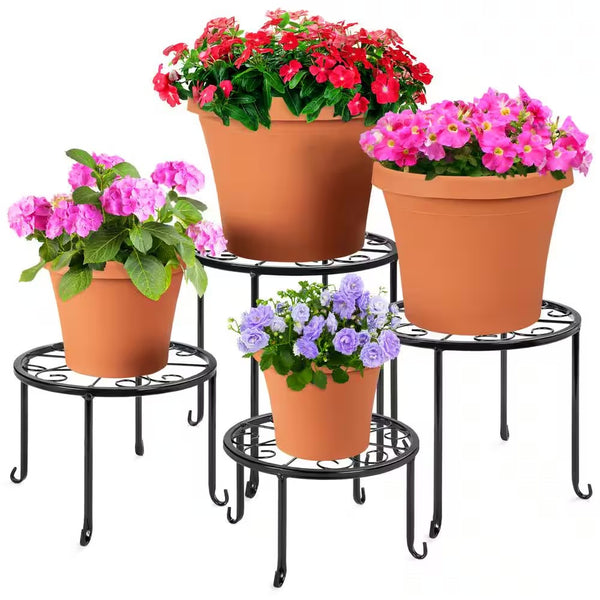 4-Tier Indoor/Outdoor Metal Plant Stand — F118