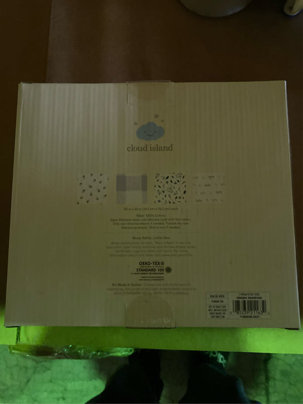 Flannel Baby Blanket Forage On - Cloud Island  - 4pk - K10 - 139