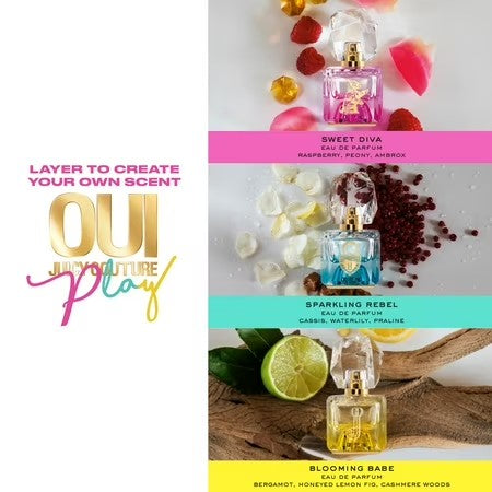 Juicy Couture OUI Play Sparkling Rebel Eau De Parfum, Perfume for Women, 0.5 oz -L3-1518