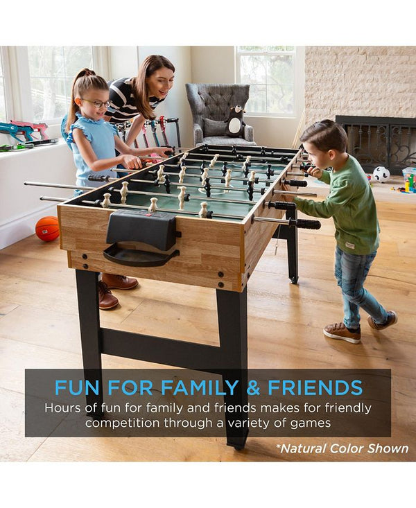 Best Choice Products 2x4ft 10-in-1 Combo Game Table Set w/ Hockey, Foosball, Pool, Shuffleboard, Ping Pong - Brown - NO SIZE - H4 - 2008