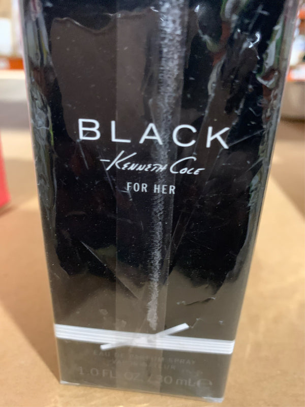 Kenneth Cole Black for Her Eau de Parfum Natural Vaporisateur Spray for Women, 1.0 Ounce -G6-0069