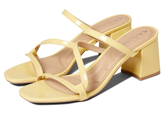 Chinese Laundry Blaine Slide Heels in Light Yellow Size 8.0 - B12 - 616