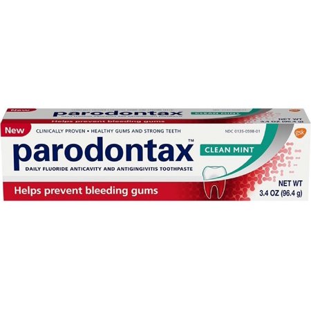 Parodontax Daily Fluoride Toothpaste, Clean Mint 3.4 oz (Pack of 3) - 560