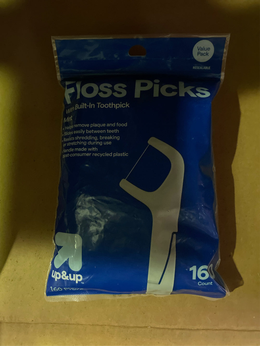 Floss Picks Mint - 160ct - C4 - 371
