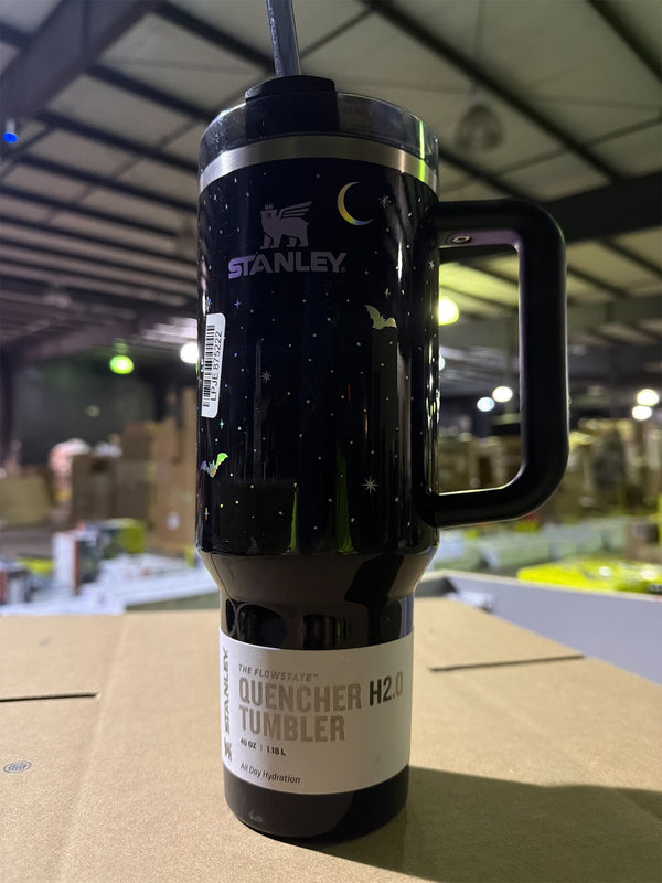 Stanley Quencher H2.0 Tumbler - 40oz - Black Holloween Color 1025