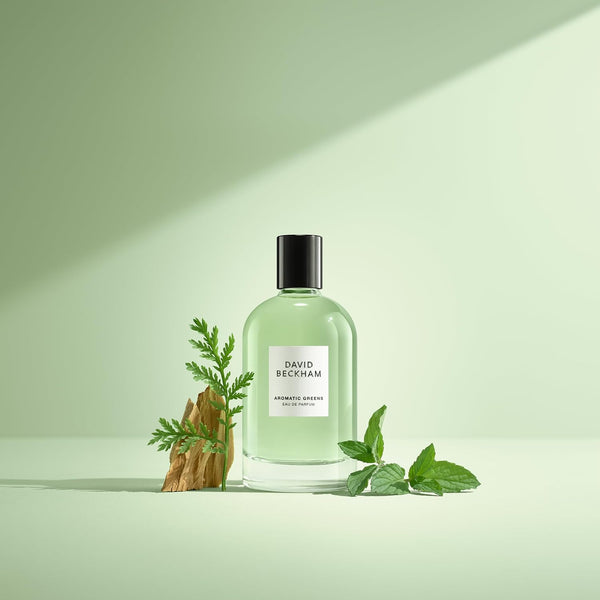David Beckham Aromatic Greens Eau de Parfum 3.3 fl oz (Pack of 1), Notes of Lemon, Green Apple, and Cedarwood, Men's Fragrance, Long Lasting, Everyday Fragrance, Travel Size -K10-0567