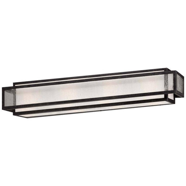 4-Light Aged Black Charcoal Bath Light - B1 - 0311