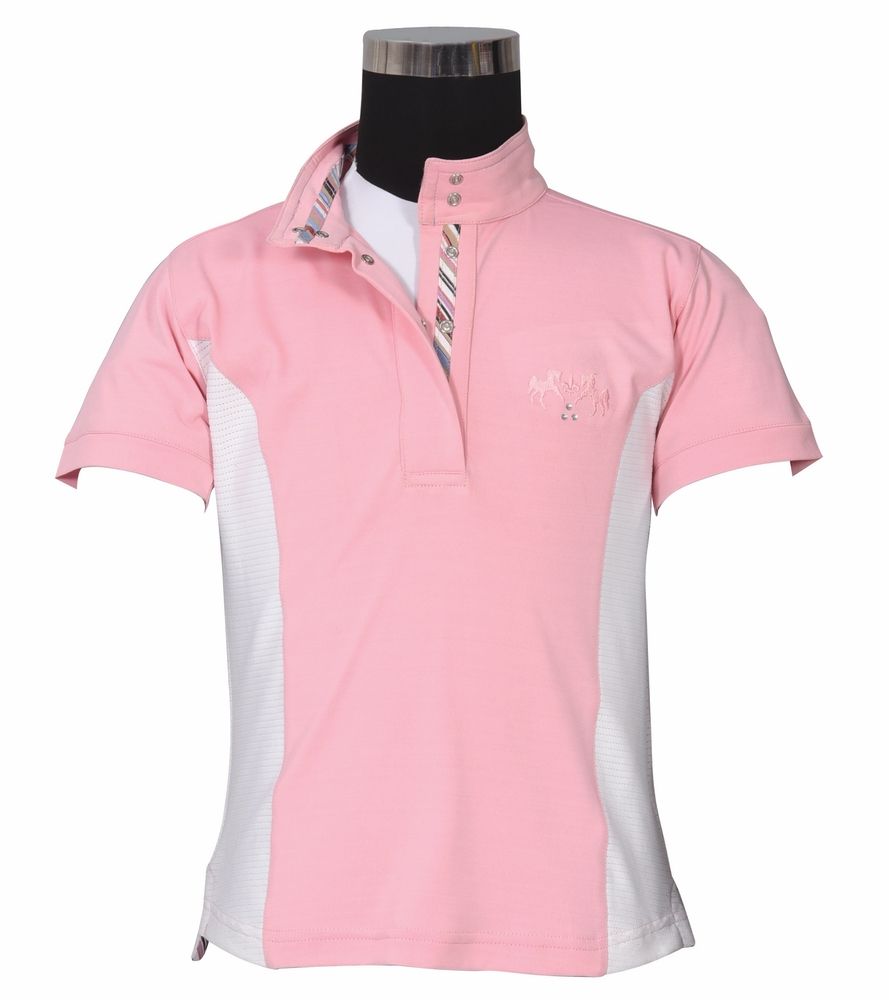 Equine Couture Children S Cara Short Sleeve Show Shirt -K10-1646