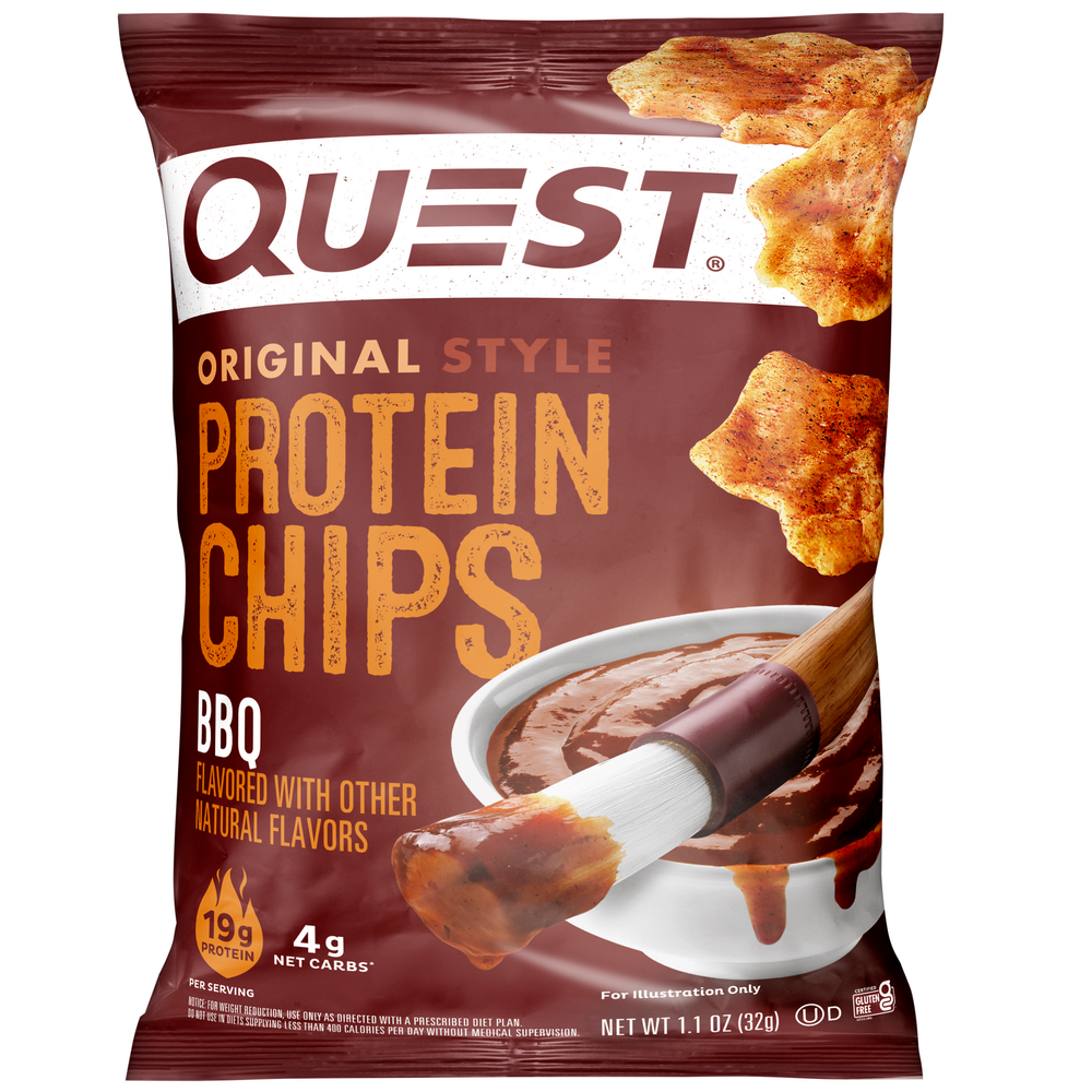 Quest Nutrition Protein Chips, BBQ, 1.1oz