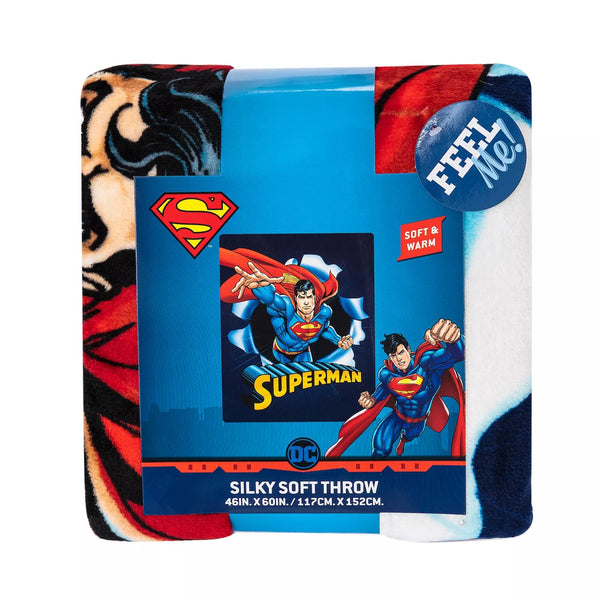 Superman Hero Burst Silk Touch Throw - G10 - 173