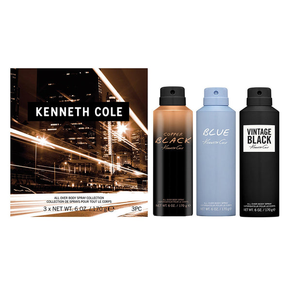 Kenneth Cole Mens 3 Pk Body Sprays - L9 - 485