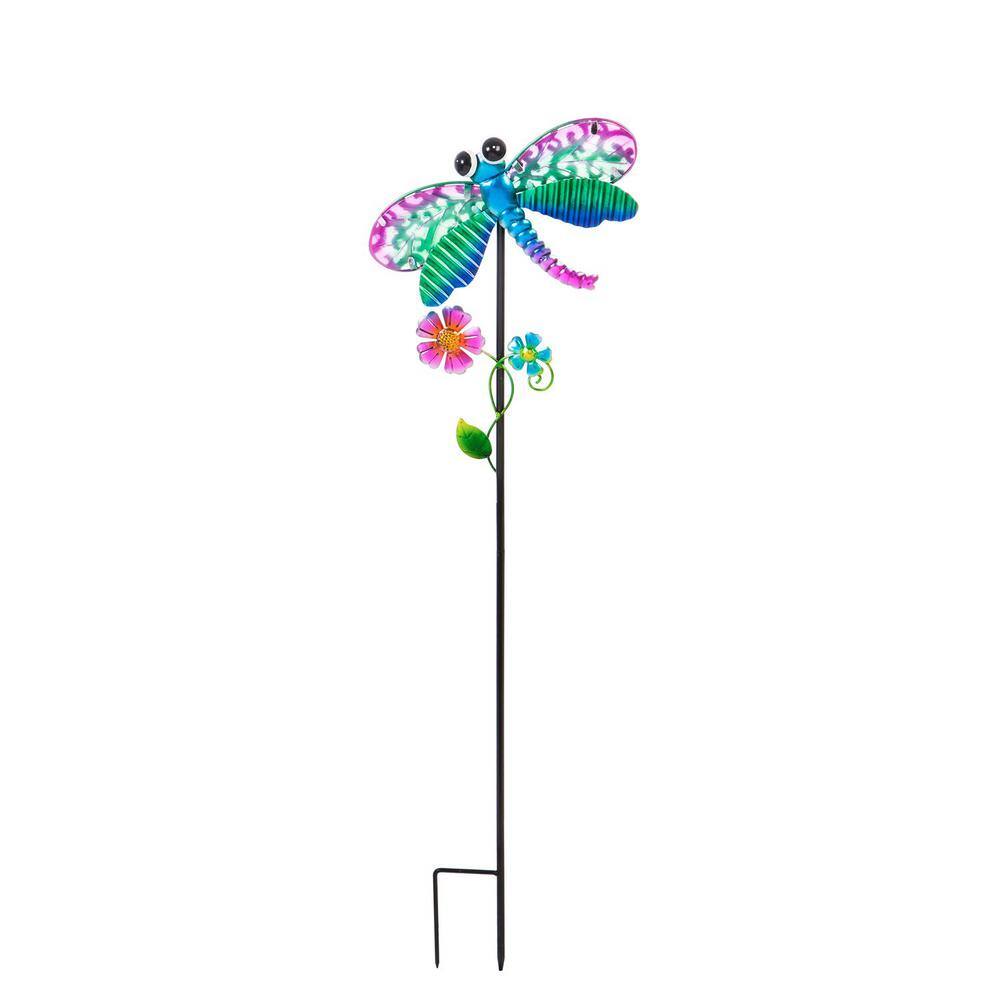 Dragonfly 36 in. Secret Solar Garden Stake -K8-0688