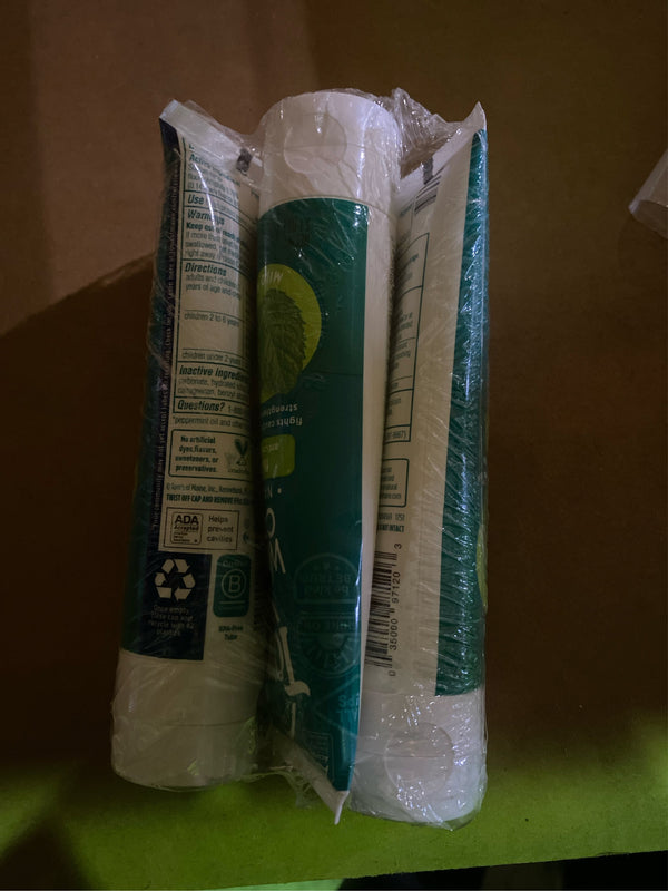 ( Lot of 3) Tom's of Maine Wicked Cool! Mild Mint Anti-cavity Toothpaste - 5.1oz - L10 - 158