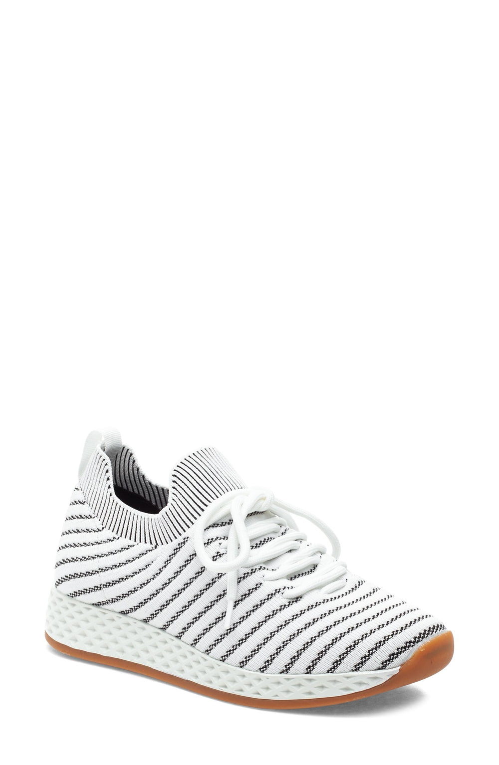 Black & White Opy Knit Sneaker - Women Size 7M - F8 - 948