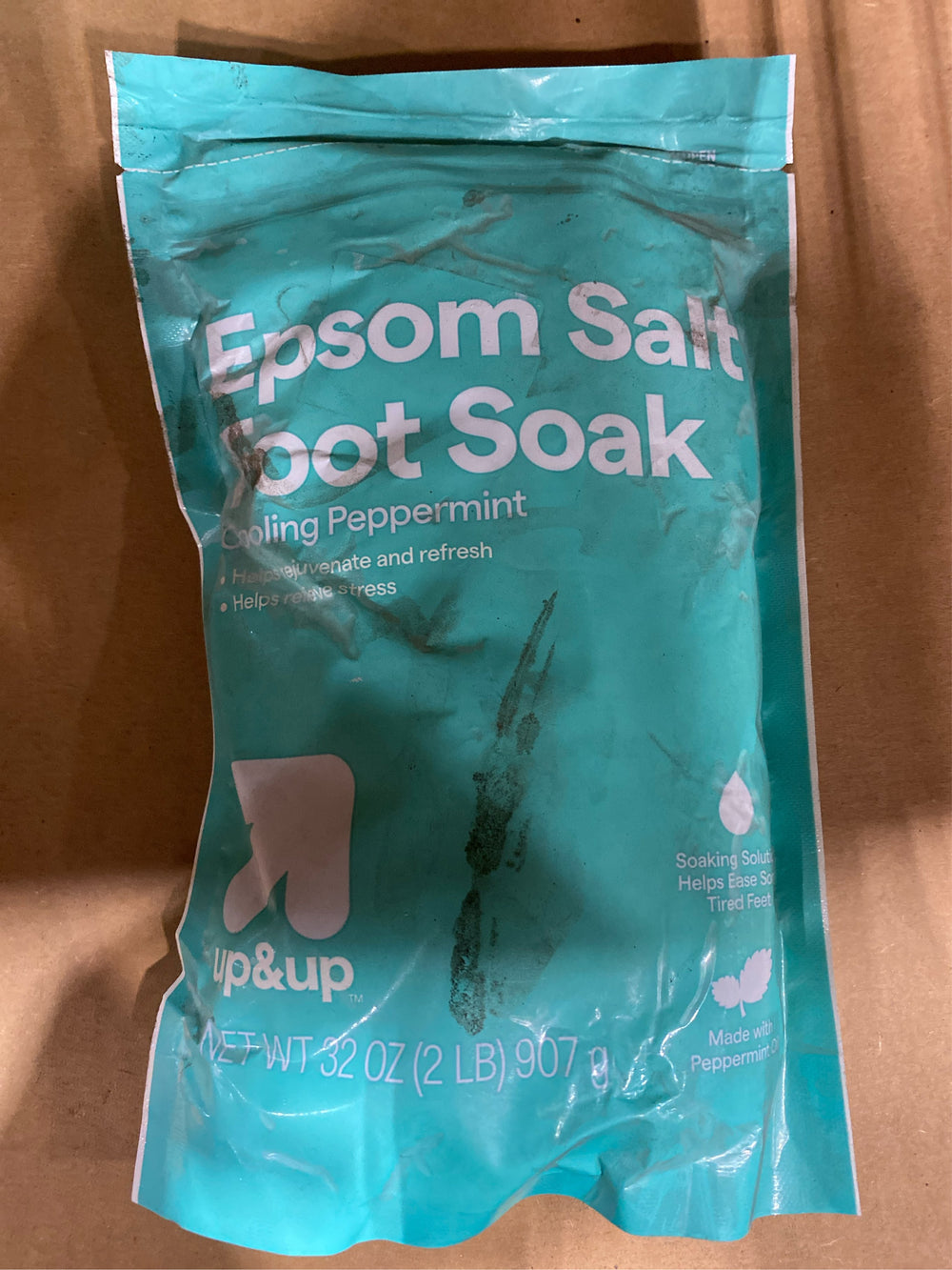 Epsom Salt - Peppermint Scent - 2lb - up&up  - L3 - 1466