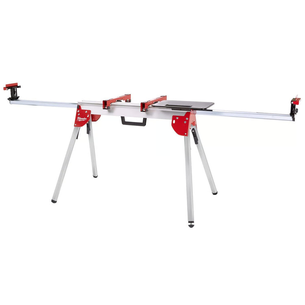 Milwaukee Milwaukee Aluminum 100 in. L X 32 in. H X 27 in. W Stand Miter Saw Stand 500 lb Red 1 pc M150