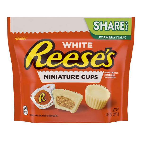 Reese's White Peanut Butter Cups Miniatures, 10.5 Oz (Qty: 3) - C39