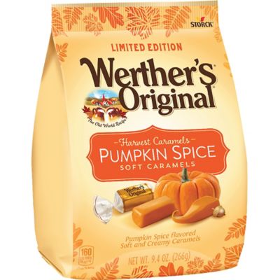 Werther S Original Harvest Pumpkin Spice Soft Caramel Candy 8.57 Oz QTY 7 - CB5