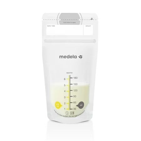 Medela Breast Milk Storage Bags, 6oz/180ml, 50-pack - F2 - 769