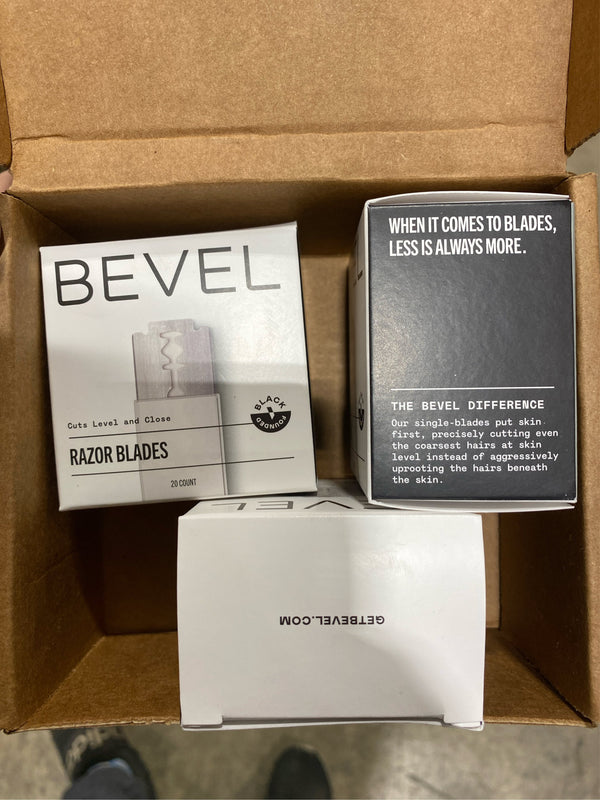 Lot of 3 - Bevel 20 Count Razor Blades - B8 - 563