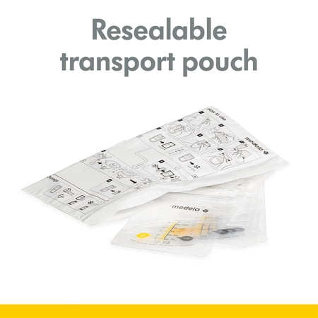 (Lot of 2) Medela Breast Milk Storage Bags, 6oz/180ml, Clear with Measurements, 68060, 25 Count - C5 - 385