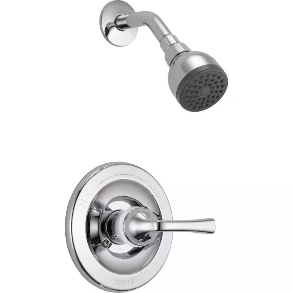 Delta Foundations Single-Handle 1-Spray Shower Faucet in Chrome (Valve Included) 255