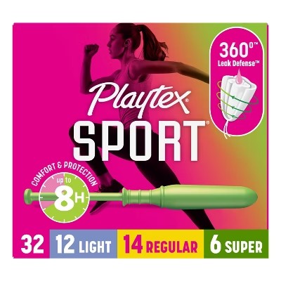 Playtex Sport Triplepack Tampons - Light/Regular/Super - 32ct - F11 - 1107