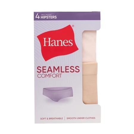Tween Underwear Hipster, 4-Pack, Seamless Panties, Stretch - C11 - 494
