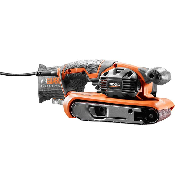 6.5 Amp Corded 3 in. x 18 in. Heavy-Duty Variable Speed Belt Sander with AIRGUARD Technology - 371