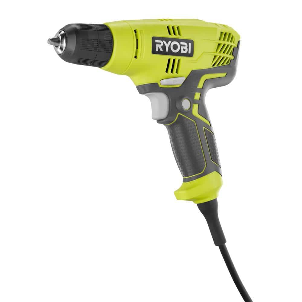 RYOBI 5.5 Amp Corded 3/8 in. Variable Speed Compact Drill/Driver with Bag 866